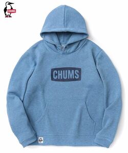 CHUMS Logo Pullover Parka Denim Sweat チャムス ロゴ プルオーバー パーカー デニム スウェット ライト インディゴ CH00-1353／XXL／2XL