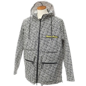 【中古】モンクレール ジーニアス MONCLER GENIUS × FRAGMENT DESIGN ナイロン シェルジャケット ブラック【サイズ2】