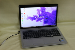 中古ノートパソコン SONY VAIO VPCF22AJ Windows10 COREi7 8GB 500GB 16.4inchワイド テンキー付 Bluetooth・カメラ内蔵 OS有 代引き可