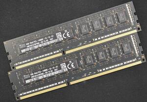 4GB 2枚組 (合計:8GB) PC3-14900E DDR3-1866 ECC 1.5V 1Rx8 片面実装 240pin ECC Unbuffered DIMM SK-HYNIX (互換有 12800E)(管:SA5920 x4s