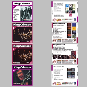 【スペシャル版】KING CRIMSON CD1+2+3+4 超大全集 まとめて40アルバムMP3CD 4P⊿