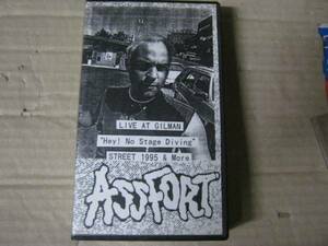 ASSFORT アスフォート / STAY WELL&STAY HARDCORE VHS GAUZE