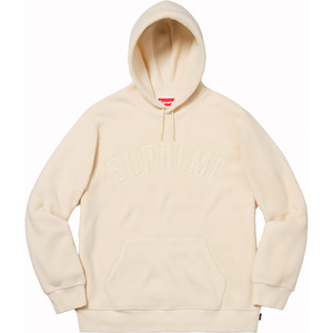 希少★新品本物【NATURAL★M】★Polartec Hooded Sweatshirt ポーラテックパーカー 正規店購入 シュプリーム 限定 入手困難 Supreme 18A/W