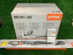 未使用品 STIHL スチール 造園 林業 91cc エンジン 630mm チェンソー MS661C-M