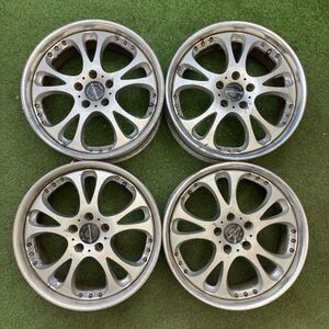 【0709】18インチ 8.0J　SPEED STAR　Gartmaier　マインバッハ　18×8.0J　ET+25　PCD114.3　5穴　ハブ径74　アルミホイール4本