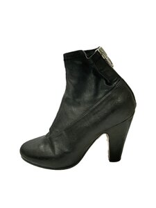 Maison Martin Margiela◆ヒールジップブーティ/35.5/BLK/レザー/29WU007