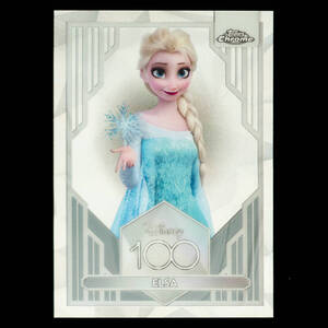 ディズニー アナと雪の女王 エルサ 2023 Topps Chrome Disney 100 ベースカード No.92 Elsa