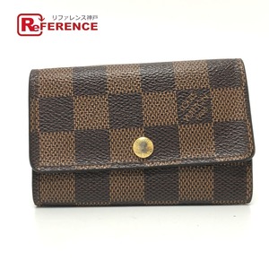 LOUIS VUITTON ルイヴィトン N62630 ミュルティクレ6 6連キーケース ダミエ キーケース エベヌ ブラウン ユニセックス【中古】