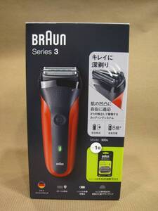 M2-482■即決 未開封品 箱難あり BRAUN ブラウン シリーズ3 電気シェーバー 300S-R-SP レッド