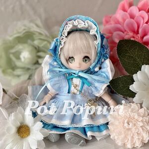 オビツ11 アウトフィット ワンピース ドール服 ハンドメイド