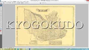 ◆明治３７年(1904)◆東京十五区分地図◆神田区全図（現：千代田区）◆スキャニング画像データ◆古地図ＣＤ◆送料無料◆