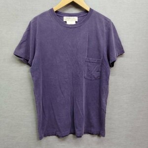 Z1847 REMI RELIEF レミレリーフ 半袖 Tシャツ L パープル ポケットT ポケT ピグメント ユーズド ヴィンテージ 加工 シンプル 古着