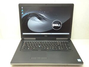 ☆1円☆第7世代☆DELL PRECISION 7720☆Core i7 2.90GHz/8GB/1TB/高解像度/Nvidia Quadro M1200/無線/Bluetooth/カメラ/Office/Win11☆