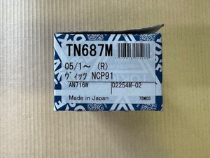 TOKICO トキコ ブレーキパッド リア TN687M ヴィッツ NCP91 トヨタ VITZ 未使用品