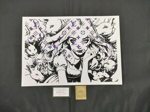 C34 DEATH NYC 世界限定ポスター 現代アート ポップアート 不思議の国のアリス 白うさぎ ディズニー バンクシー ディズマランド LV