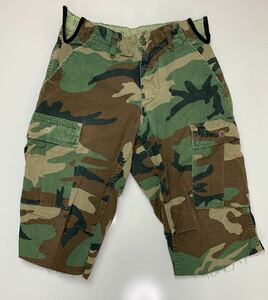 ショートパンツ メンズ　XSサイズ アメカジ　古着　 ミリタリー 迷彩 軍　　カーゴパンツ ハーフパンツ