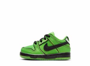 The Powerpuff Girls Nike SB TD Dunk Low Pro QS "Buttercup" 10cm FZ8831-300