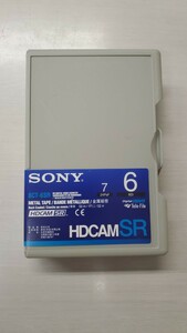 SONY BCT-6SR HDCAM-SRテープ スモールカセット 6分 ※ユーズドテープ 記録一回のみ