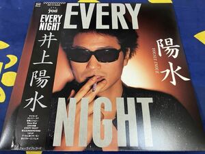 井上陽水★中古LP国内盤帯付「Every Night」