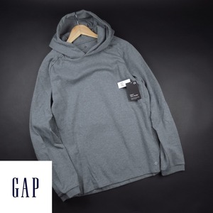 新品★GAP/ギャップ/GapFit テックフリース プルオーバーパーカー フーディー 5087/05灰/【XL】