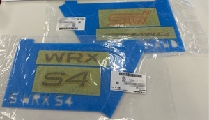 ■新品■スバル 純正 STIとシンメトリカルAWD WRX S4 レターマーク エンブレム ブラック