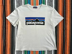 送料無料 パタゴニア Tシャツ M patagonia メンズ 半袖 白 ホワイト クラシック レトロ ビンテージ カットソー