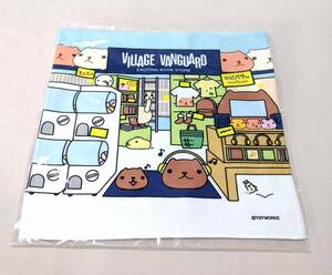 ●カピバラさん×village　vanguard　ヴィレッジヴァンガードとのコラボのハンドタオル