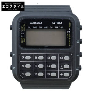 CASIO カシオ C-80 デジタル計算機搭載 ヴィンテージ カシオ フェイスのみ 腕時計