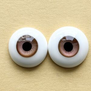 2 ボークス　旧　造形村グラスアイ　16mm / 8.5mm 薄オレンジ　ドールアイ　SD volks bjd SDGr SDM 旧造形村グラスアイ