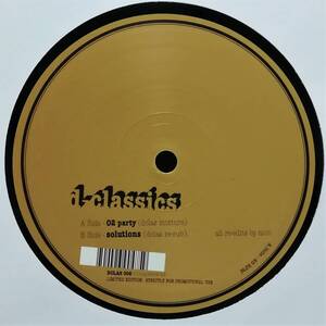 新品未使用 D-Classics 06 - 02Party/Solution 12inchレコード　 (1134)