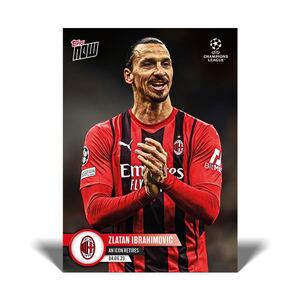 Topps Now Zlatan ズラタン イブラヒモビッチ 限定発売 トレーディングカード 引退 サッカー セリエA ACミラン スウェーデン イタリア