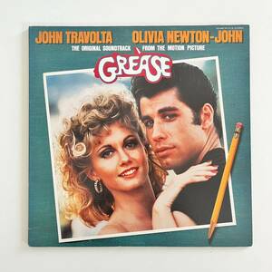 国内盤 グリース GREASE サウンドトラック JOHN TRAVOLTA　ジョントラボルタ オリビアニュートンジョン/2LP 2枚組レコード/MWZ8107-8 OST