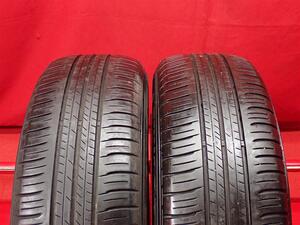 タイヤ2本 《 ダンロップ 》 エナセーブ EC300+ [ 195/60R17 90H ]8.5分山★ プリウス ライズ ロッキー レックス n17