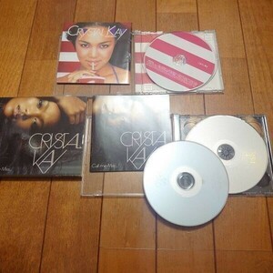 ★☆Ｓ04912　Crystal Kay（クリスタル・ケイ)【Call me Miss...】【NATURAL】　CDアルバムまとめて２枚セット☆★