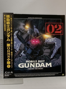 42 LD アニメ 機動戦士ガンダム 第08MS小隊 2 カラーピンナップ付き バンダイビジュアル 帯付き 両面ディスク レーザーディスク