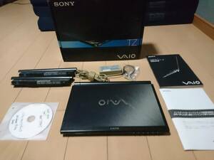 【ジャンク】【JUNK】SONY VAIO TZ VGN-TZ90S 難あり SSD 大容量バッテリ2本付 リカバリディスク 箱付属 Windows VISTA【説明必読】