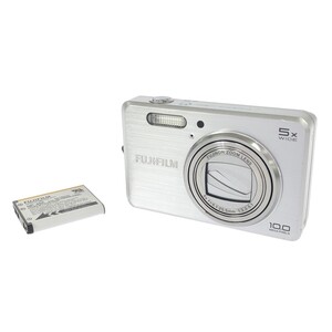 【動作美品】FUJIFILM FINEPIX J150w シルバー 1000万画素 光学5倍ズーム 液晶3.0型 内蔵メモリー約24MB コンパクトデジタルカメラ C4379