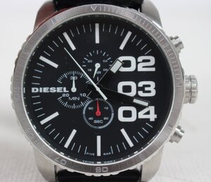 □現状品□ DIESEL DZ-4208 ディーゼル クロノグラフ メンズ クォーツ 腕時計 (2831264)