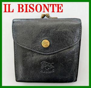 IL BISONTE イルビゾンテ　二つ折りがま口財布