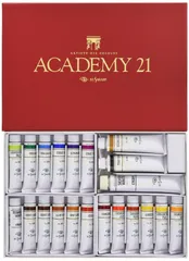 Style:21色セット クサカベ(KUSAKABE) 油絵具 専門家用 油絵具セット 21色セット アカデミー21 20ml