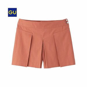 GU/ジーユー ピケショートパンツ オレンジ Ｓ