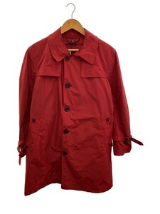 Aquascutum◆トレンチコート/36/RED/無地/A9853109-75