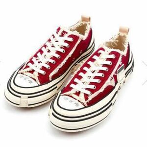 海外限定 42 27.5cm xVESSEL red hot chili G.O.P. Lows ヴェッセル ベッセル コンバース converse yohji yamamoto 再構築 ヴァネス