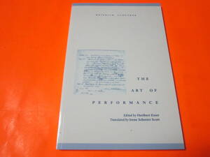 ♪洋書　The Art of Performance　音楽本　　 Heinrich Schenker　音楽学者/ハインリヒ・シェンカー