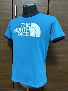 THE NORTH FACE(ザ・ノースフェイス） S/S RINGER TEE（リンガーティー）NT81570 ブルー M レアカラー GOLDWIN正規品