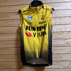 支給品　Jumbo visma　サーマルベスト　サイクルジャージ　AGU　自転車　ユンボヴィスマ　ロットNLユンボ　Lotto NL Jumbo 防寒　