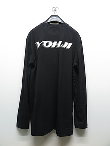 SALE40%OFF/Y-3・ワイスリー/DROP 1 U GRAPHIC LS TEE/BLACK・M