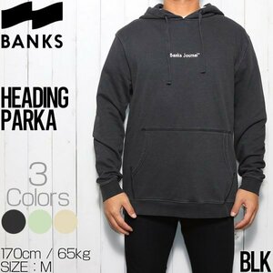 BANKS バンクス HEADING PARKA プルオーバーパーカー フーディ WSMU0017　DBL　 Mサイズ