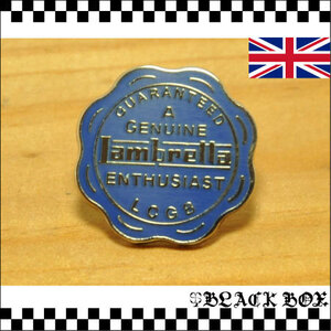 英国 インポート Pins Badge ピンズ ピンバッジ 画鋲 Lambretta ランブレッタ クラブ グレート ブリテン LCGB MODS モッズ イギリス UK 372