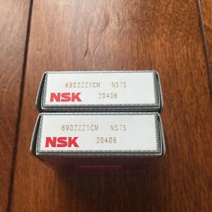 NSK ベアリング 6902ZZ 新品未使用　2個